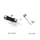 Carbon Keychain EDC Pocket Key Holder Organizer.
