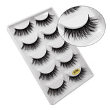 5 Pairs Multipack 3D Mink False Eyelashes.