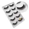 5 Pairs Multipack 3D Mink False Eyelashes.