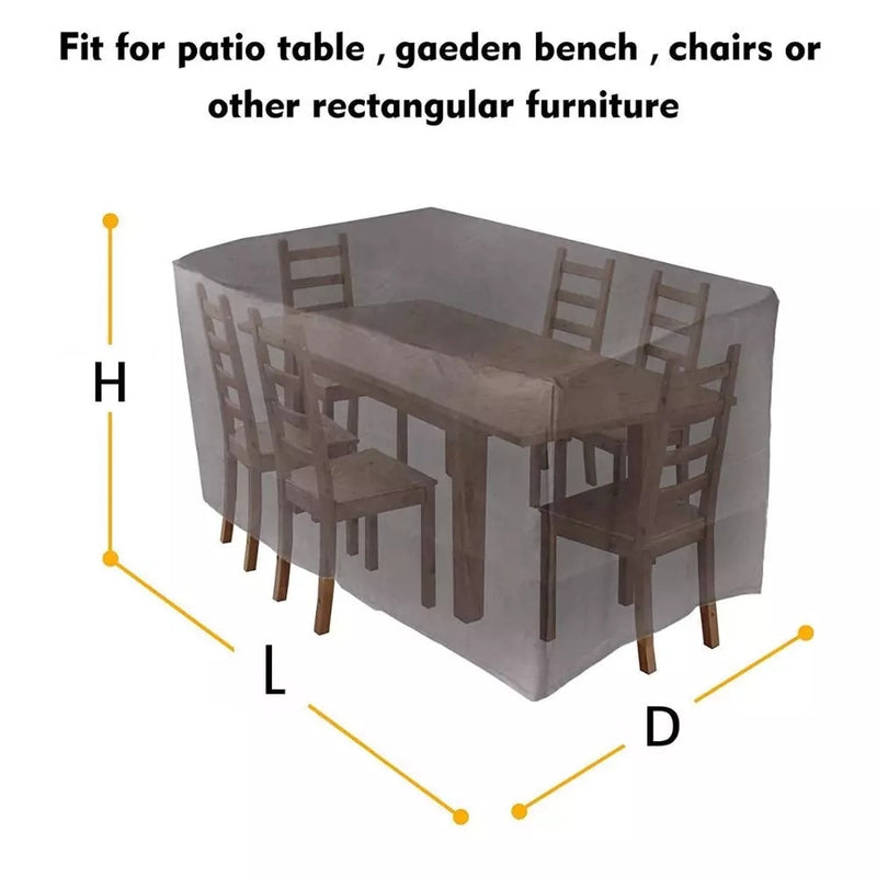 Lawn and Patio Furniture Cover With Anti-UV Oxford , Water-proof Fabric.  Variety of Sizes.