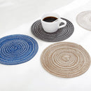 2/4/6pcs Woven round Placemat Or Coffee Cup or Bowl Coaster.