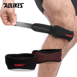 AOLIKES 1PCS Adjustable Knee Pad Brace Support for hiking, running and sports.