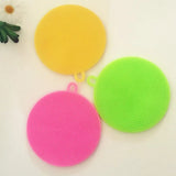 6Pcs Silicone Scouring Dish Washing Cleaning Pads