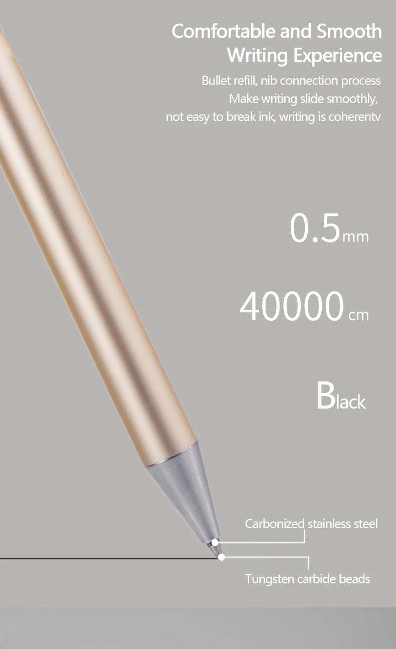 Xiaomi Ballpoint 0.5MM Deli Metal Rollerball Gel Pen