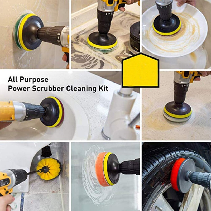 All Purpose Cleaning brush heads.  Cleans tile grout in your shower and floor. Drill not included only the heads