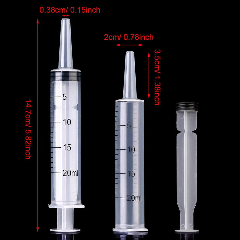 5/10/20/30ml Plastic Reusable Nutrient Syringe