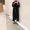 Women Designer Long Sleeve, Turtleneck/Split Loose Knitted Maxi Dress Sweater.