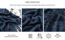 Battilo Machine Washable Decorative Soft Knitted Throws.