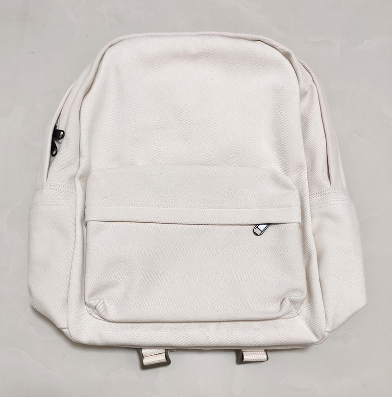 JOYPESSIE Unisex Cotton Backpack For All Ages.
