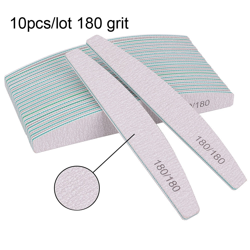 Double Sided Emery Board Nail Files 80/100/150/180/240