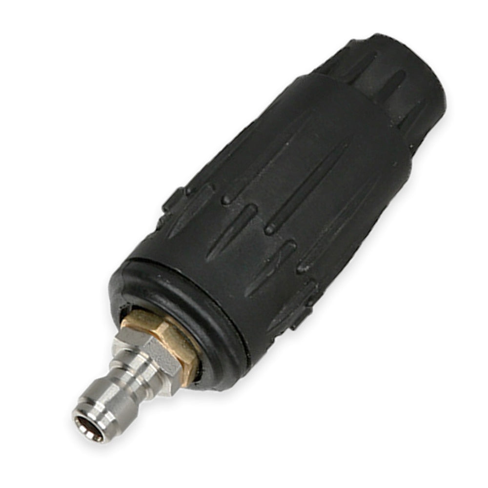 1/4" Quick Connector/Adjustable Spray Car Washing Nozzle for High Pressure Washer 3000 PSI Water Jet Cleaner.