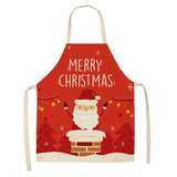 Christmas Linen Aprons