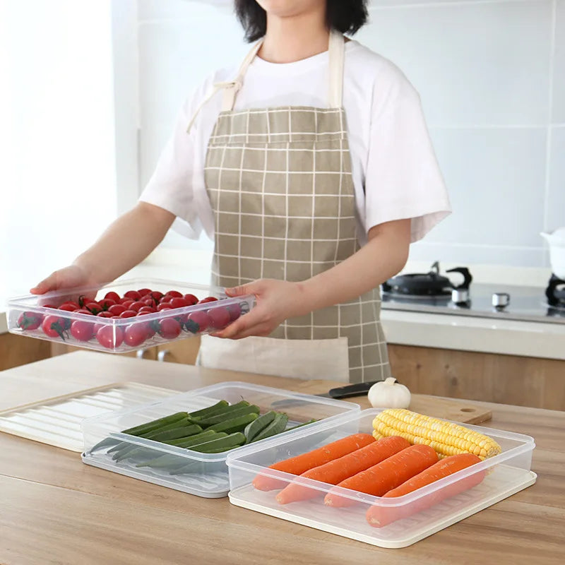 Transparent Stackable  Food Saver Box With Lid