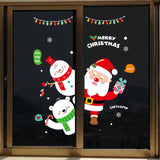 Variety Of Christmas Window Stickers.