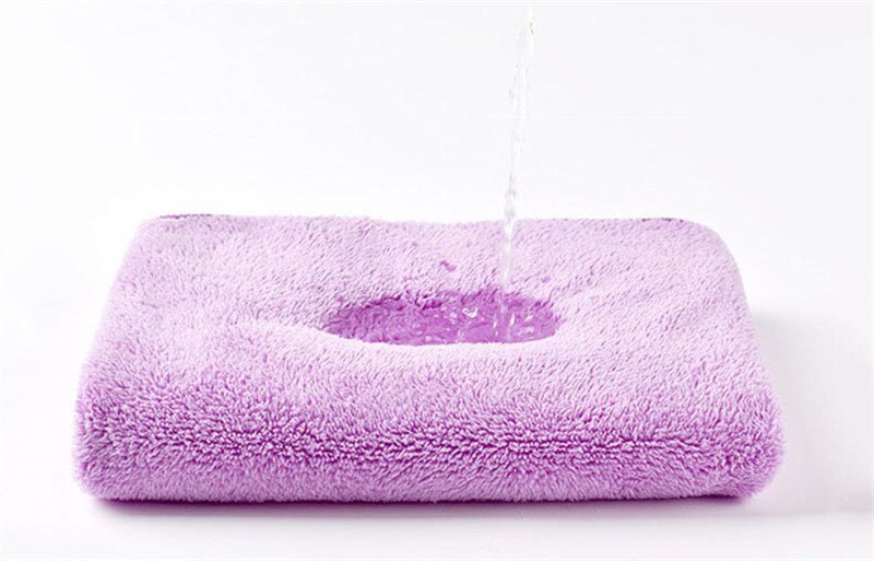 Magic Microfiber hair towel for rapid drying.