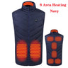 Men's and Women's USB Heated Thermal Vest. Sizes S to 6XL and Up to 17 Heating Zones.