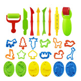 Play Dough Plastic Cutters And Mould Sets.