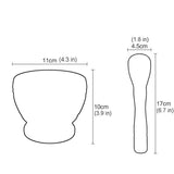 Resin Mortar Pestle Bowls For Mixing/Crushing Herbs