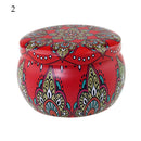 NEW Retro Floral Mini Tin Can For Aromatherapy Candle Making Containers, Coffee, Tea, Spices, Candy And Jewelry Storage Case.