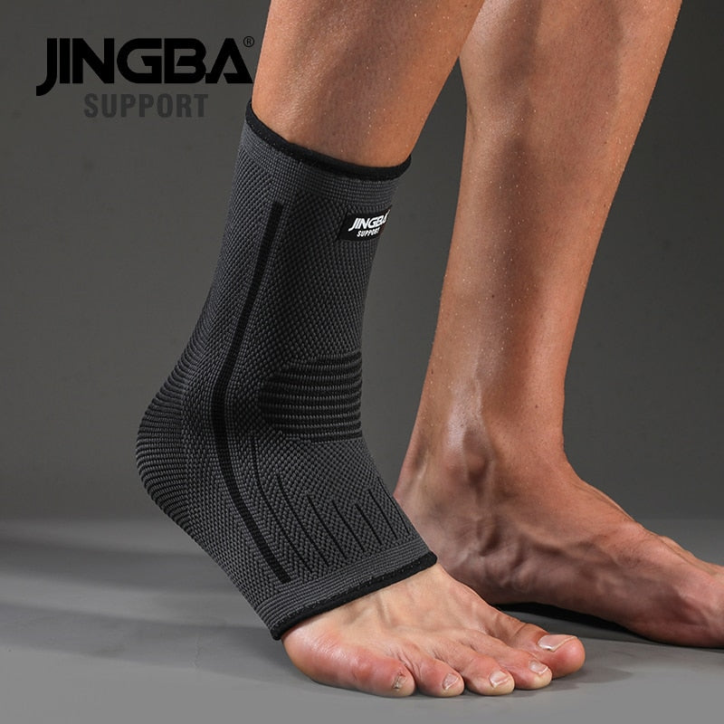 JINGBA 1 PCS 3D Compression Nylon Ankle Support.