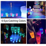 LED Liquid Activated Wine /Champagne Glass