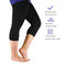 Women's High Stretch Capri Style Casual Bamboo Fiber Leggings.  Come in Plus Sizes.