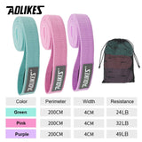 AOLIKES Anti-slip  braided rubber fitness resistance band.