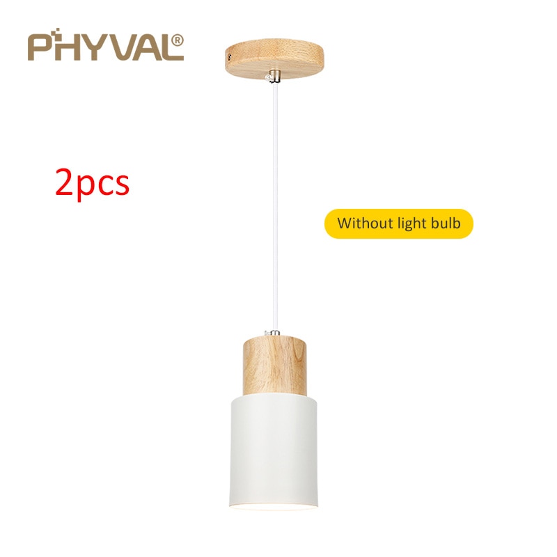 Nordic Wood Pendant Lights. E27 220V for Dinning Room, Kitchen or restaurant decoration.