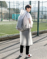 Women OR Men's Hooded Raincoats With Schoolbag space