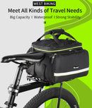 Waterproof 3 in 1rear bike bag. Reflective, 20L capacity