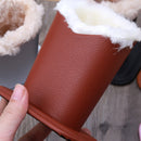 Leather Eyeglass Holder/Stand With Soft Plush Lining.