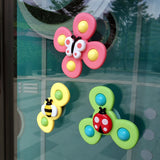1pcs Cartoon Fidget Spinner.  Educational toy as well as rattle toy.