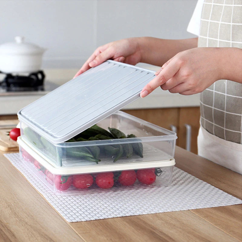 Transparent Stackable  Food Saver Box With Lid