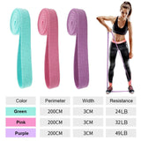 AOLIKES Anti-slip  braided rubber fitness resistance band.