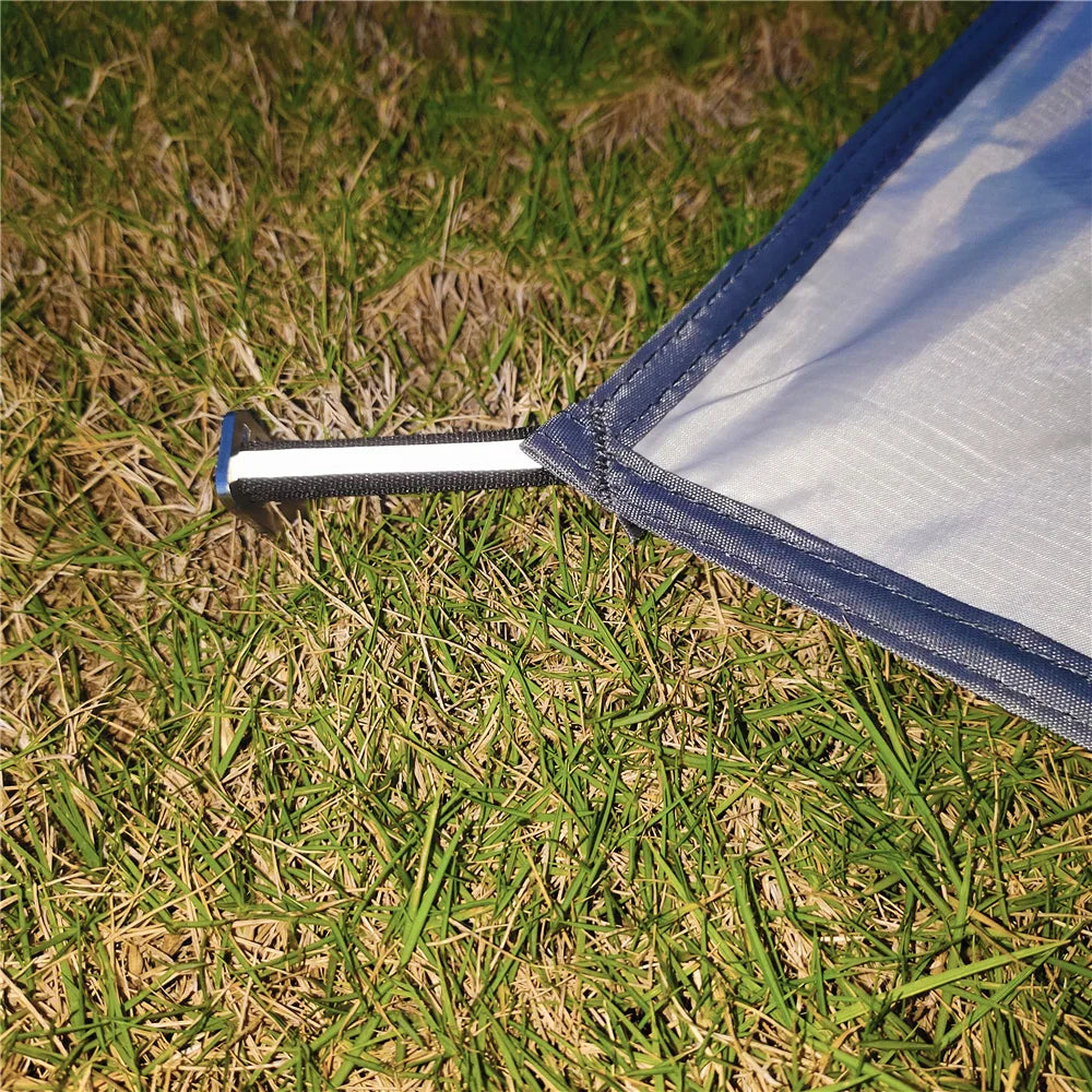 Ultralight Pocket Size Waterproof Tent Ground Sheet With Stakes