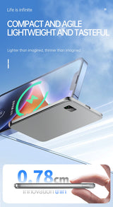 Ultra Thin Fast Charging LED Display Power Magnetic Bank For iPhone Samsung Phone Airpods