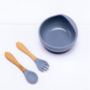 Babies Silicone Bowl, Fork, Spoon, OR  Cup and Straw With Suction Cup.