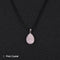 Women Natural Water Drop Pendant Necklace.  Easy To Wear As A Necklace OR Choker with a Variety of Stones.