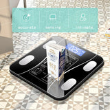 Digital Bathroom Weight Scale Body Composition Analyzer With Smartphone App Bluetooth