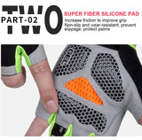 Anti-slip, Anti-sweat, Breathable Half Finger Sports Gloves for Men and Women.