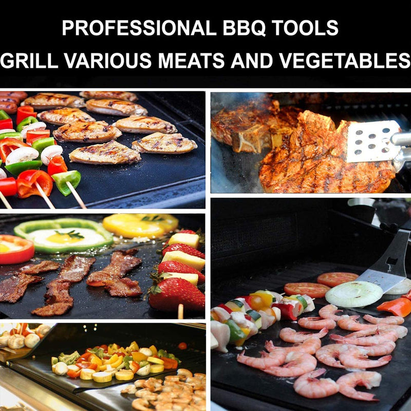 40 * 33cm BBQ Grill Mat For Outdoor Baking Non-stick Reusable Cooking Pad. 40 * 33cm