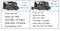 Car DVR 3 Cameras Full HD 1080P Dual Lens. 4.0 inch LCD Screen with 170 Degree Rear view.