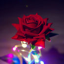 Christmas Or Valentines LED Foil Flower With Fairy String Lights In Enclosed Dome