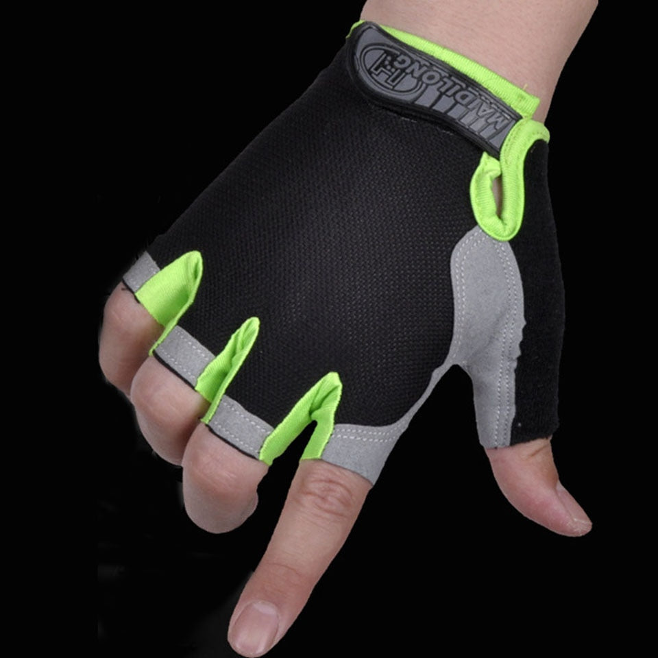 Anti-slip, Anti-sweat, Breathable Half Finger Sports Gloves for Men and Women.