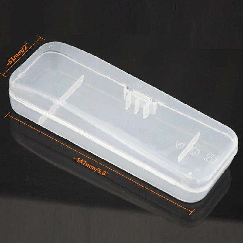 Plastic Transparent  Shaver Case For Travel.