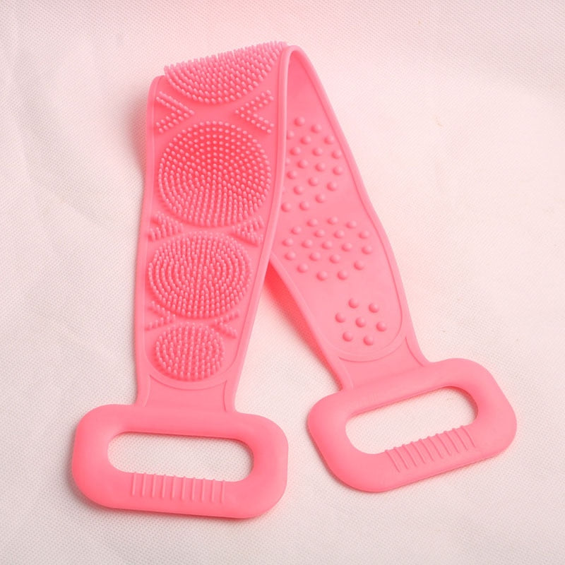 Soft Silicone Body Brush.  Exfoliates and massage.