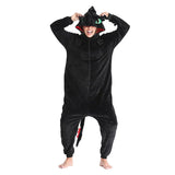 Adult Unisex White Or Black Flannel Onesie