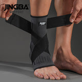 JINGBA 1 PCS 3D Compression Nylon Ankle Support.