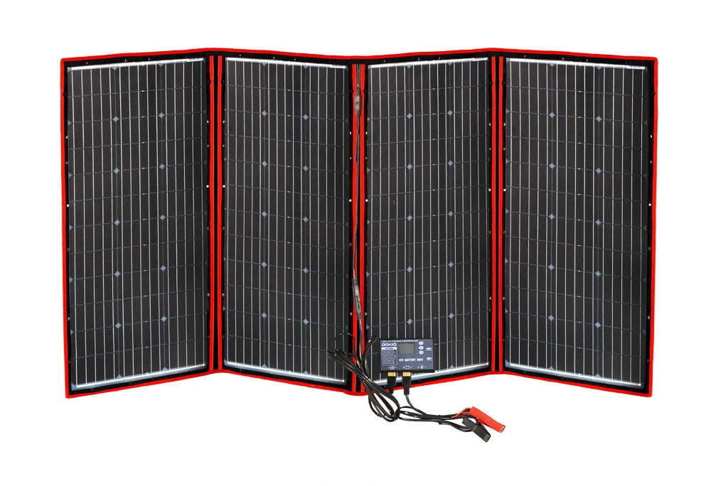 Dokio Flexible/Foldable High Efficiency Solar Panel. 12V 80w 100w 150w 200w 300w Solar Panel Kit