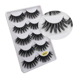 5 Pairs Multipack 3D Mink False Eyelashes.